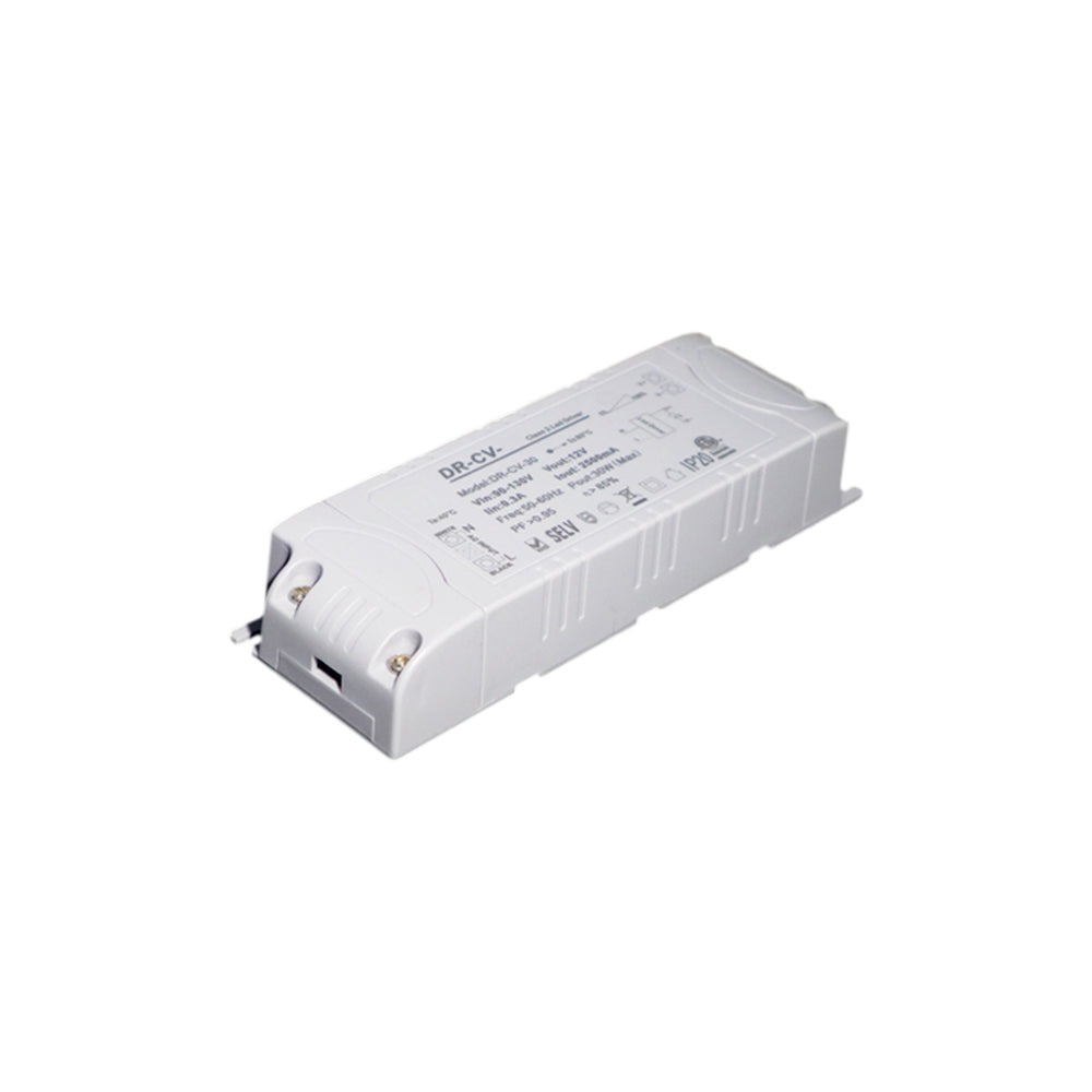 30W Triac Dimmable LED Driver 107*40*22mm Constant Voltage 24V DC 1250mA