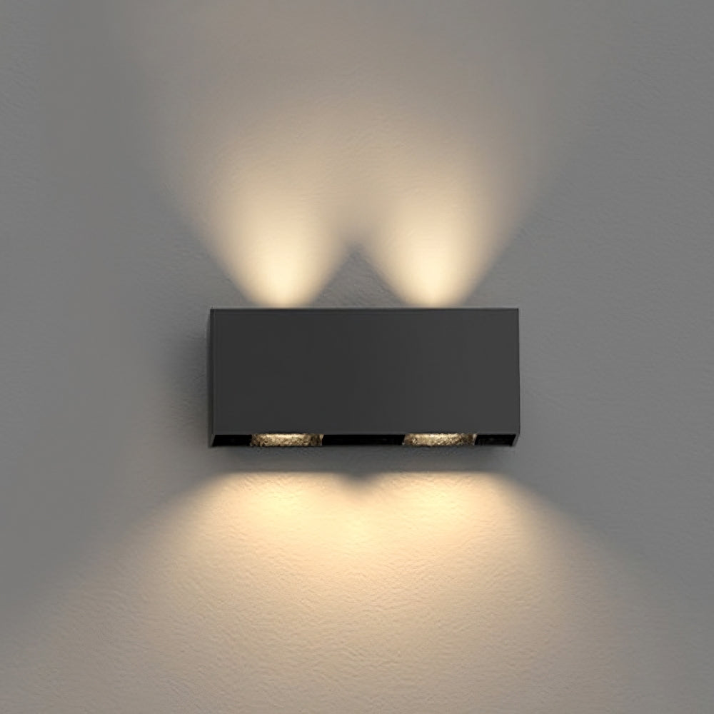 Allure 240 Outdoor IP65 Black 2*9W 242*97*100mm Up/Down LED Wall Light