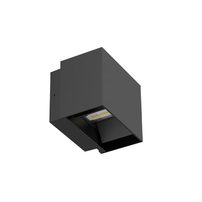 Allure 120 Adjust Beam Angle Outdoor IP65 Black 2*5W 120*97*100mm Up/Down LED Wall Light (3000K)