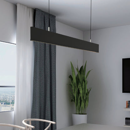 Allure 1575 Black 1200*15*75mm LED Linear Pendant Light