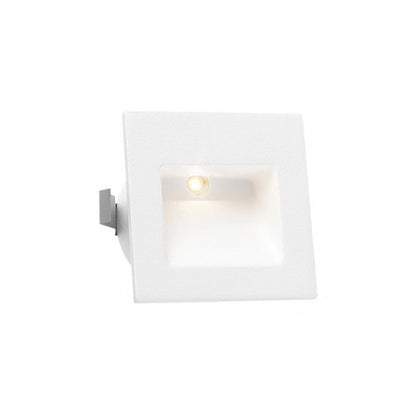 Bolle Series Square White 3W 45*45*28mm Cutout: 40*40 LED Recessed Stair/Wall Light