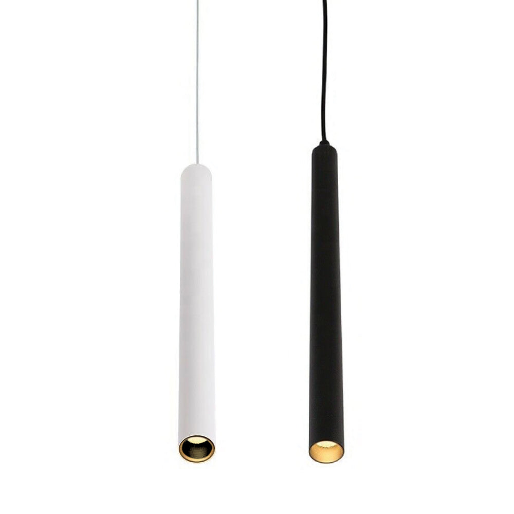 Coz Slim ø26*400/600*1700mm 7W Black/White LED Cylinder Pendant Light