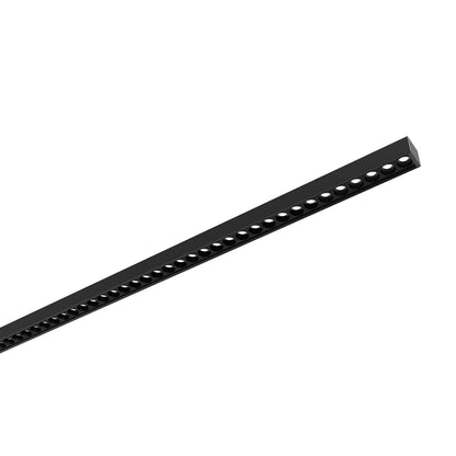 Chain GLS25 Slimline Black 2200*25*22mm 45W Grill Diffuser LED Linear Pendant Light