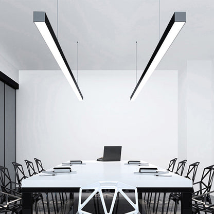 Chain GLS 5470 White 2500*54*70mm LED Linear Pendant & Surface Mounted Extrusion Light (Customised Length Option)