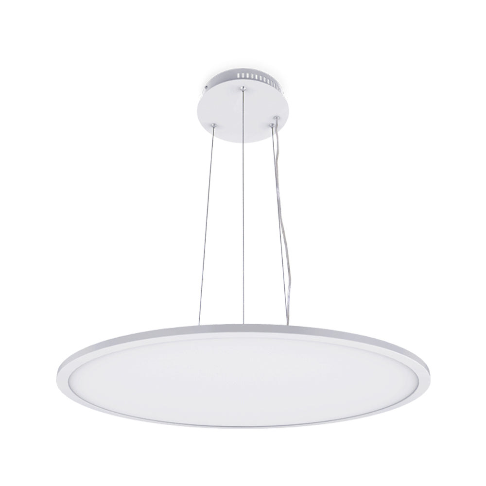 Circle 01 Series White Ø300/400/500/600mm LED Round Panel Pendant Light