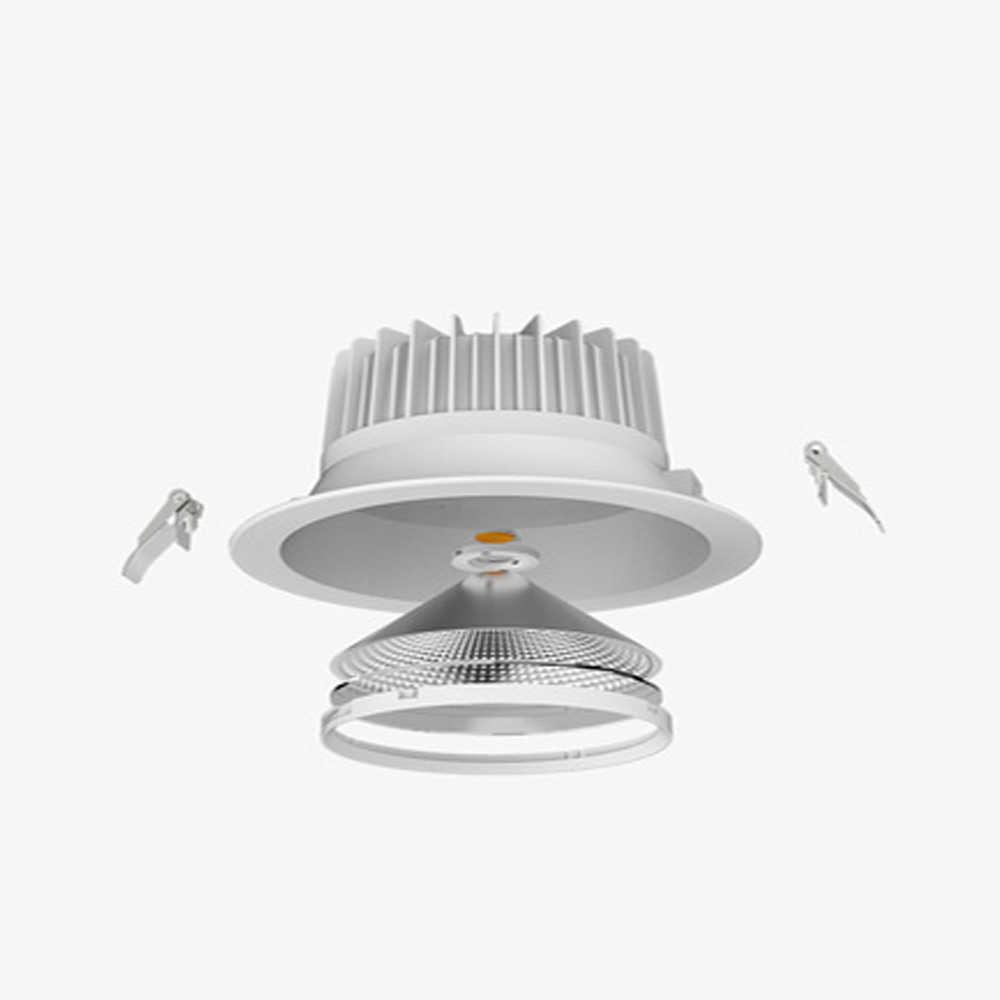 Corona Series White 12W Deep-Recessed COB LED Downlight  (1/2/4 Units Pack Options)