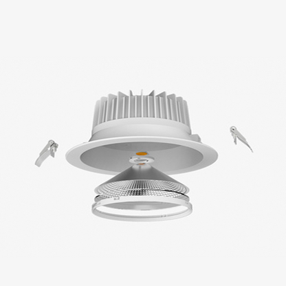 Corona Series White 12W Deep-Recessed COB LED Downlight  (1/2/4 Units Pack Options)