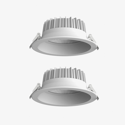 Corona Series White 12W Deep-Recessed COB LED Downlight  (1/2/4 Units Pack Options)