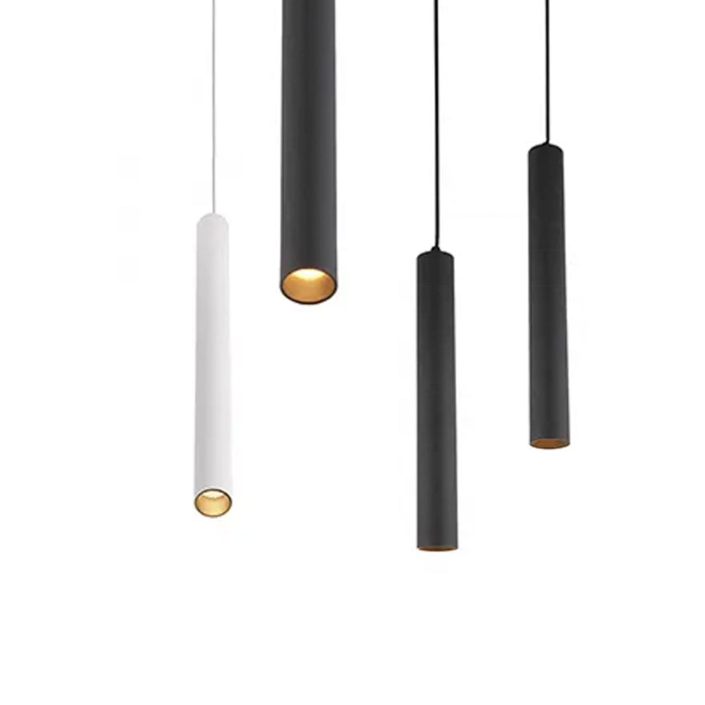 Coz Slim 40 Black/White 15W ø40*300/350mm with Acrylic LED Cylinder Pendant Light