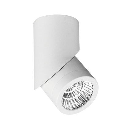 Cusp Adjustable Black/White 10W Directional LED Cylinder Surface Mounted Spot Light (Downlight)