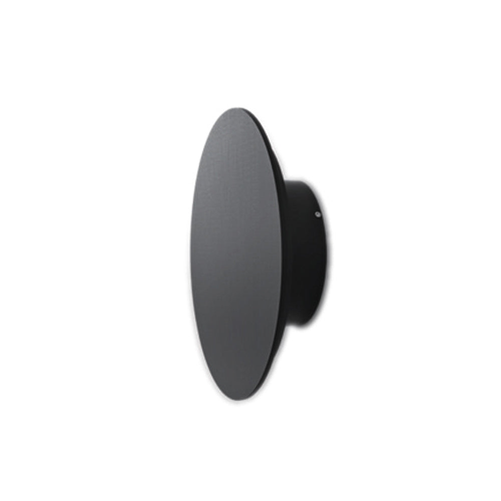 Dal R Series Outdoor IP65 Black 10W Ø200*53mm/15W Ø300*68mm Circular LED Wall Light (3000K)