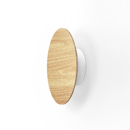 Dal R Series Outdoor IP65 Wood Grain 10W Ø200*53mm/15W Ø300*68mm Circular LED Wall Light (3000K)