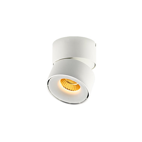 Dolux 01 Black/White 12W Ø100*100mm Directional LED Surface Mounted Spot Light (Downlight)