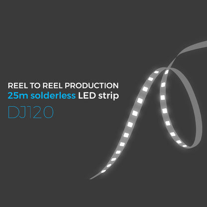 Flexi JD120 LED Strip Light 9.6W/m 5m/Reel IP20 12V DC 3000K 960lm/m