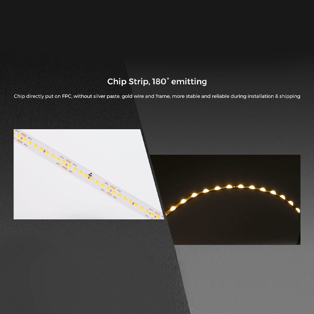 Flexi FD128 LED Strip Light 9.6W/m 5m/Reel IP20 24V DC 3000K 980lm/m