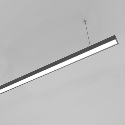 Chain GLS25 Slimline Black 1500/1800/2400mm LED Linear Pendant Light