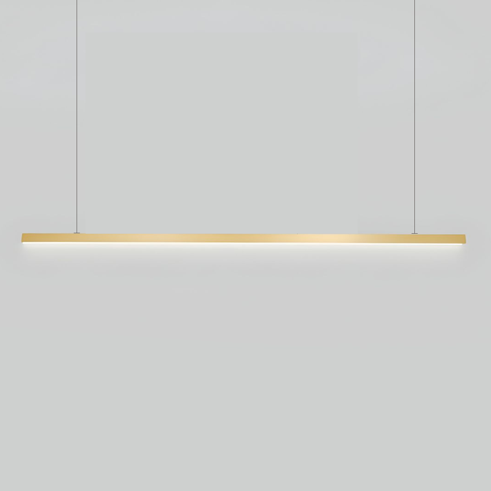 Chain GLS25 Slimline Champagne Gold 1800mm LED Linear Pendant Light