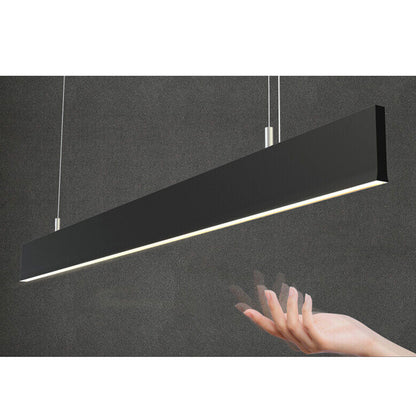 Allure 1575 Black 1200*15*75mm LED Linear Pendant Light