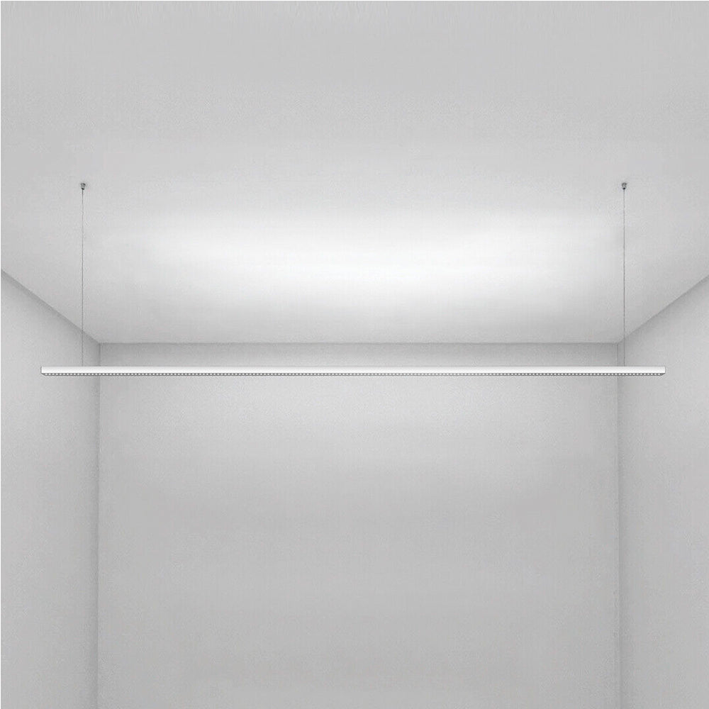 Chain GLS25 Slimline White 1500/1800/2400mm LED Linear Pendant Light