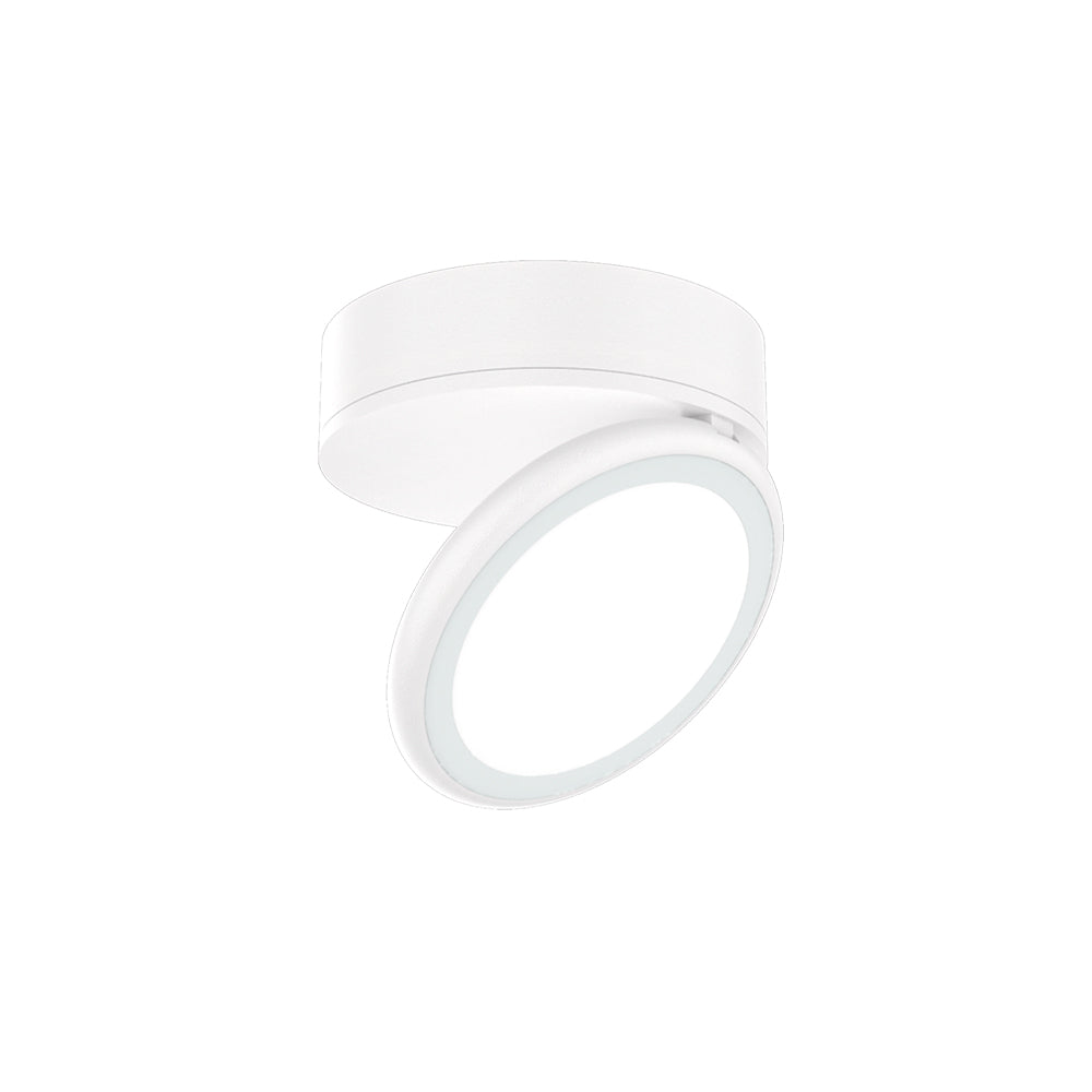 Miro White 10W/18W Directional LED Surface Mounted Downlight (350° Horizontal Rotation, 90° Tilt)