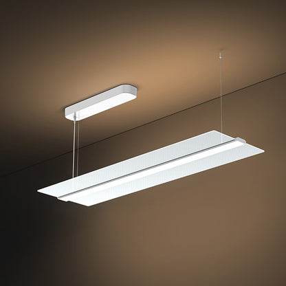 Opal PL-H Series White (Transparent) 1200*350*19mm Up/Down 2*20W LED Pendant Light 360°