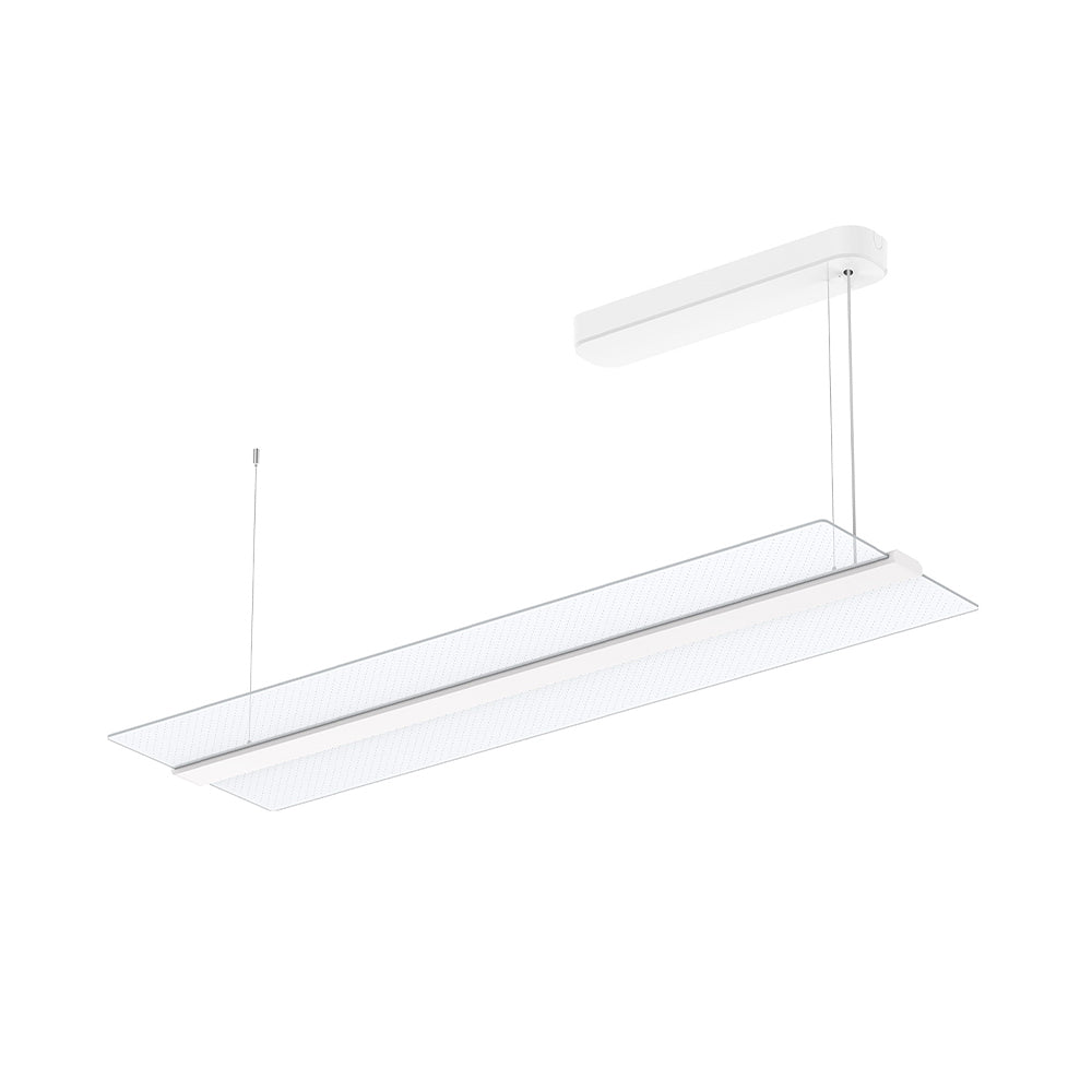 Opal PL-H Series White (Transparent) 1200*350*19mm Up/Down 2*20W LED Pendant Light 360°