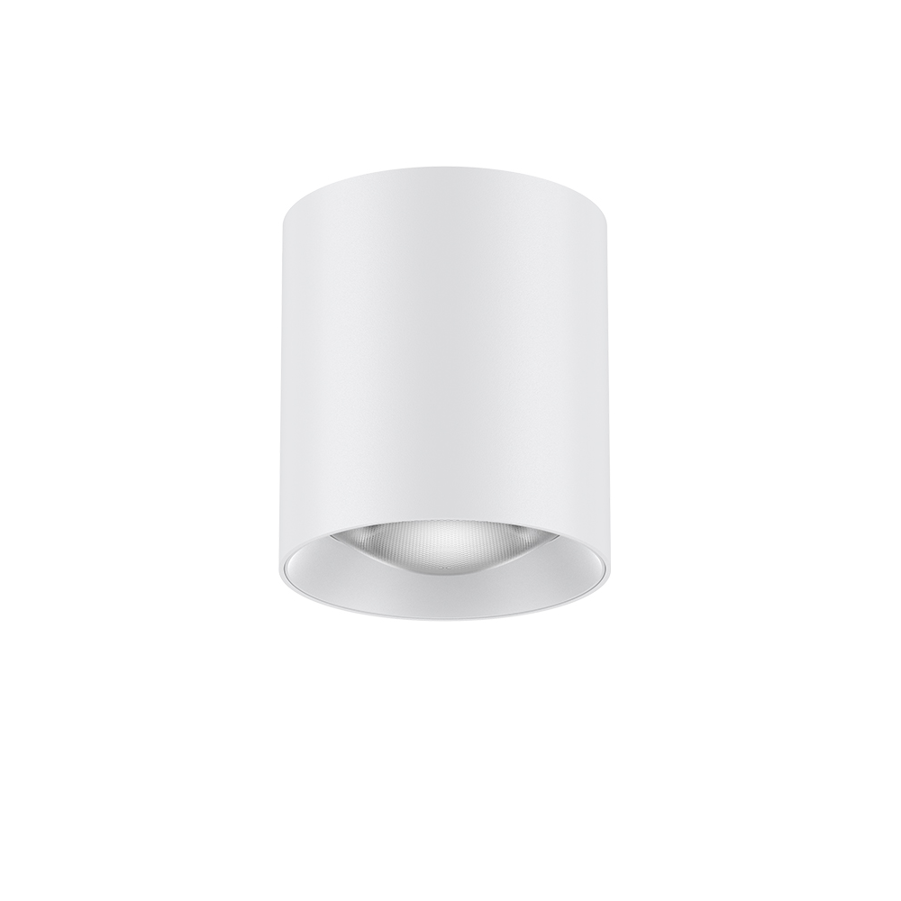 SD90 White/White with Gold Trim 10W Ø90*H100mm LED Cylinder Surface Mounted Spot Light (Downlight)