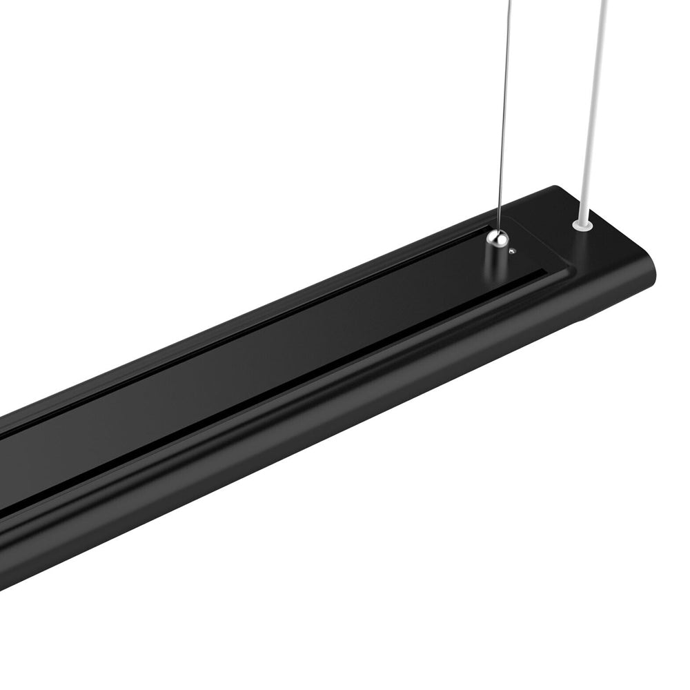 Slim 02 Batten Black 600/900/1200mm LED Ceiling Mounted & Suspension Light