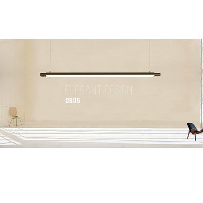 Slim 02 Batten Black 600/900/1200mm LED Ceiling Mounted & Suspension Light