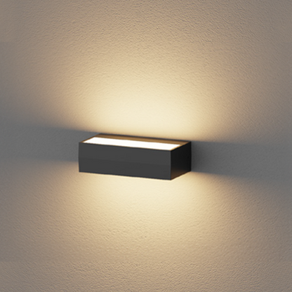 WL100 Series Outdoor IP65 Black 10W/15W Up/Down LED Wall Light