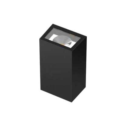 WL165B Retangle Outdoor IP65 Black Downward/Up&Down 95*67*165mm LED Wall Light (3000K)